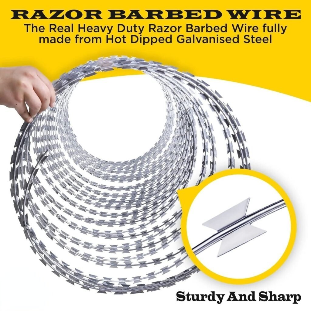 Coilerd Razor Wire Razor Wire & Concertina Coils – ZHONGMAN